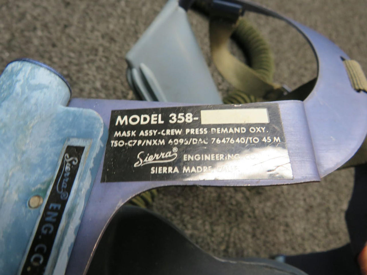 scott 358 Series Scott Crew Oxygen Mask Assembly (Long Hose)
