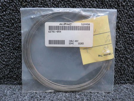 Piper Aircraft Parts 62701-054 Piper Stabilator Trim Cable Forward (New Old Stock)