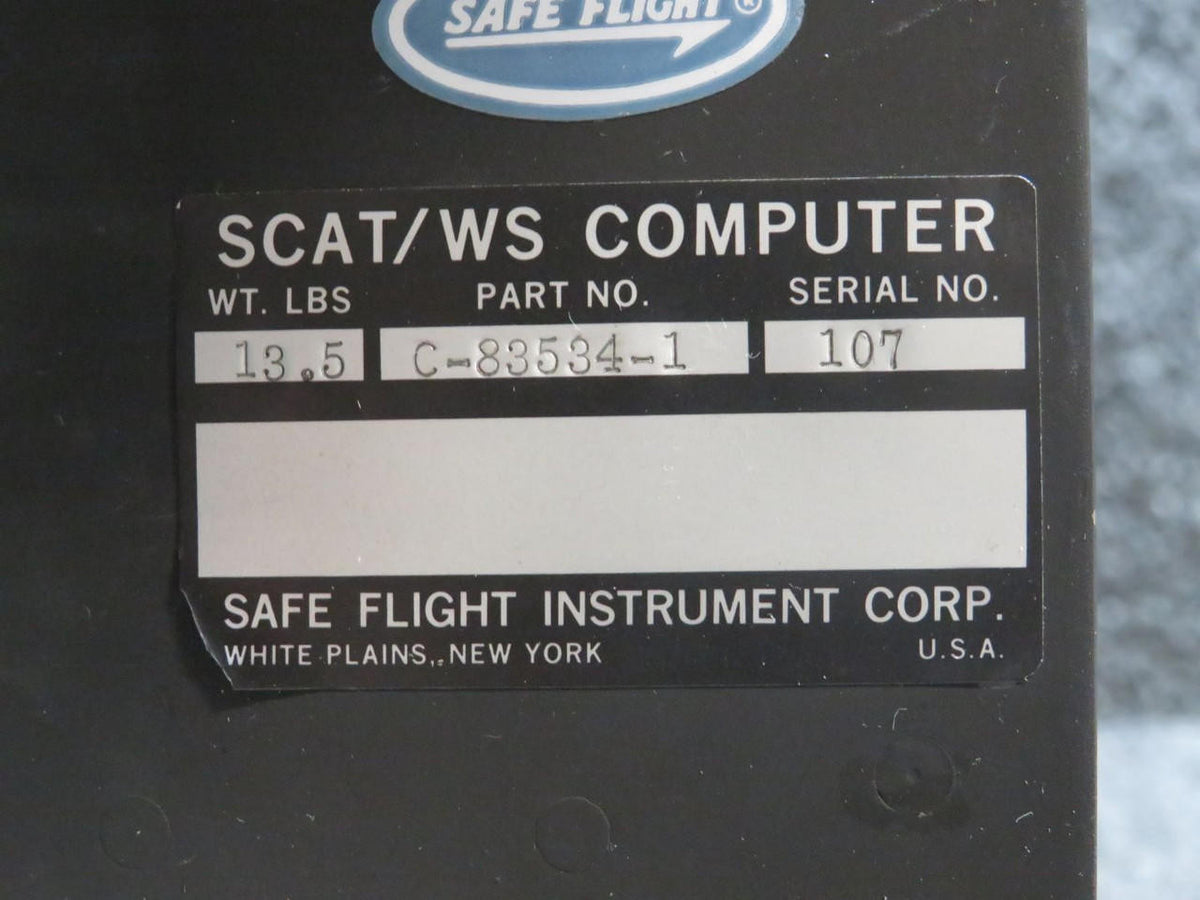 Safe Flight C-83534-1 Safe Flight SCAT/WS Computer