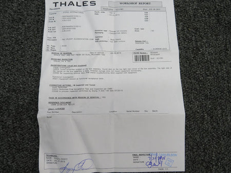 Thales B397BAM0513 Thales Flight Augmentation Computer with 8130-3 (Inspected)