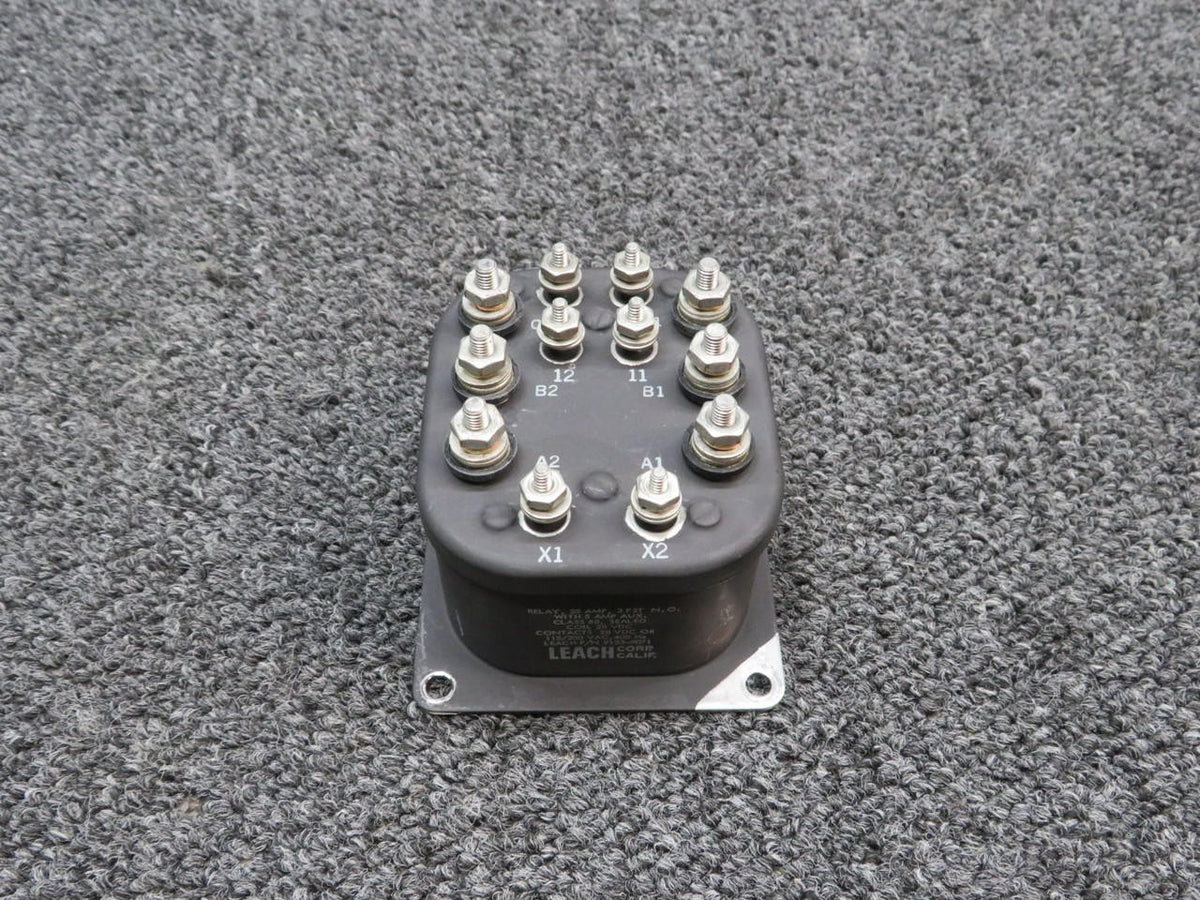 Leach Corp 9123-8071 Leach Relay with 8130-3 (Tested) (AMPS: 25)