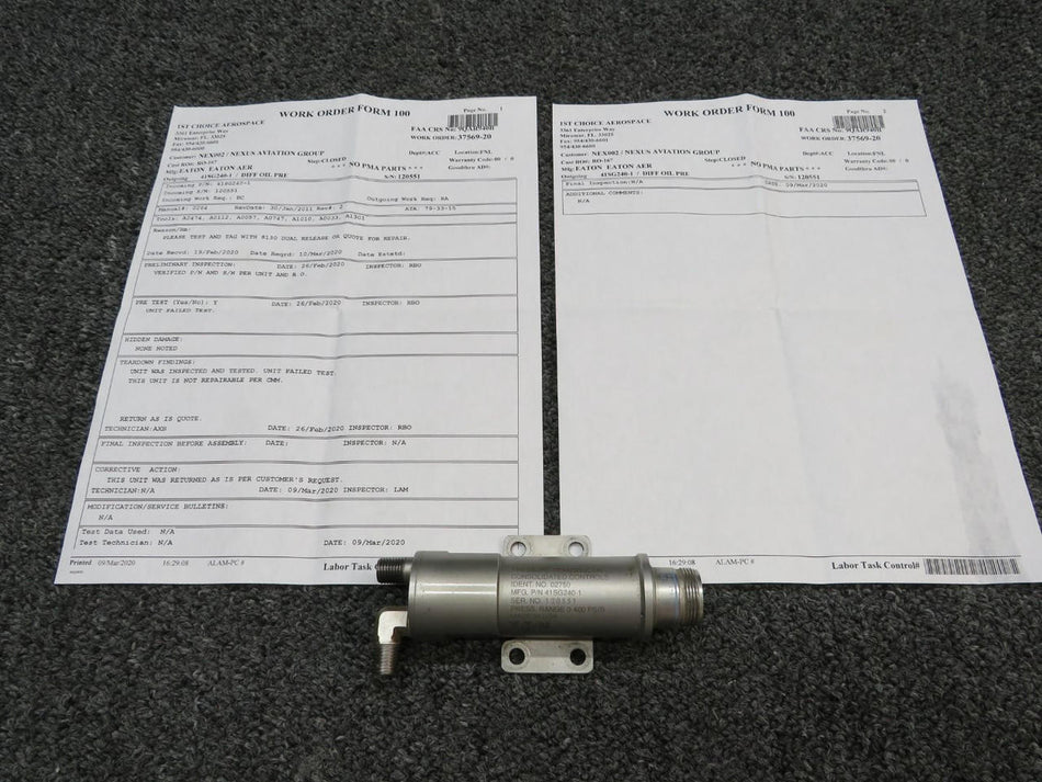Eaton 41SG240-1 Eaton Differential Pressure Transducer (Core)