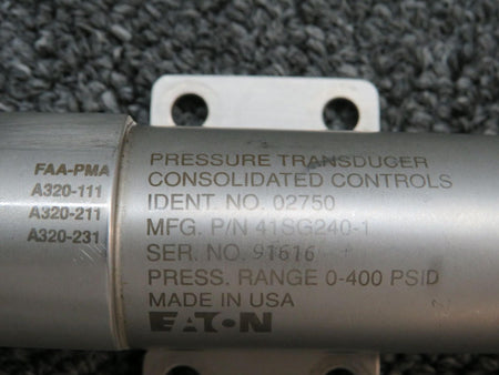Eaton 41SG240-1 Eaton Differential Pressure Transducer With 8130-3 (Tested)
