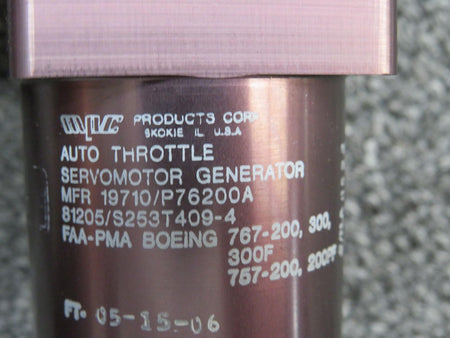 Boeing S253T409-1 Boeing Automatic Throttle Servomotor Generator