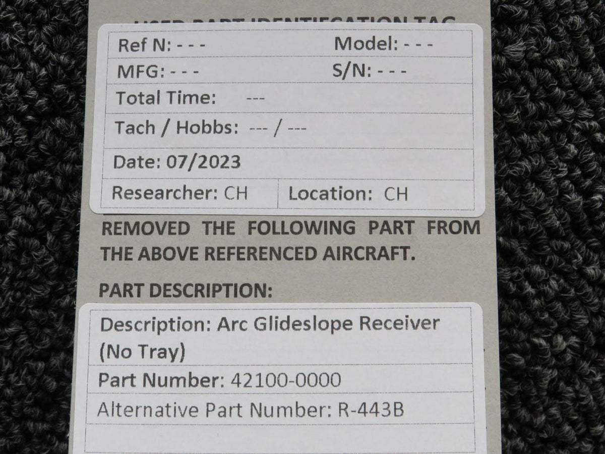ARC 42100-0000 ARC R-443B Glideslope Receiver (No Tray)