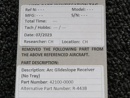 ARC 42100-0000 ARC R-443B Glideslope Receiver (No Tray)