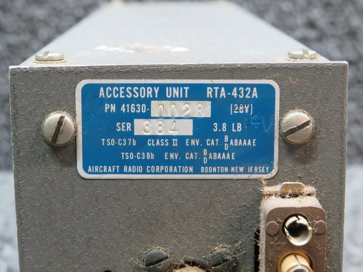 ARC 41630-0028 ARC RTA-432A Accessory Unit (Volts:28)