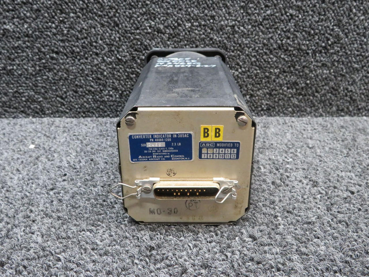 ARC 46860-1200 ARC IN-385AC VOR-LOC Converter Indicator with Mods