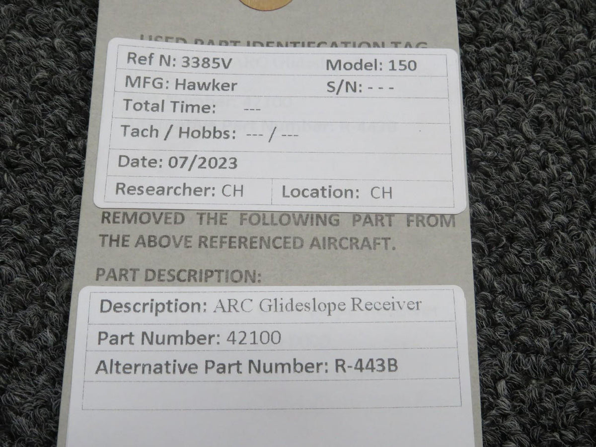 ARC 42100 ARC R-443B Glideslope Receiver (No Tray)