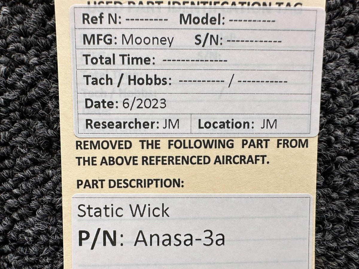 Does Not Apply ANASA-3A Static Wick Assembly