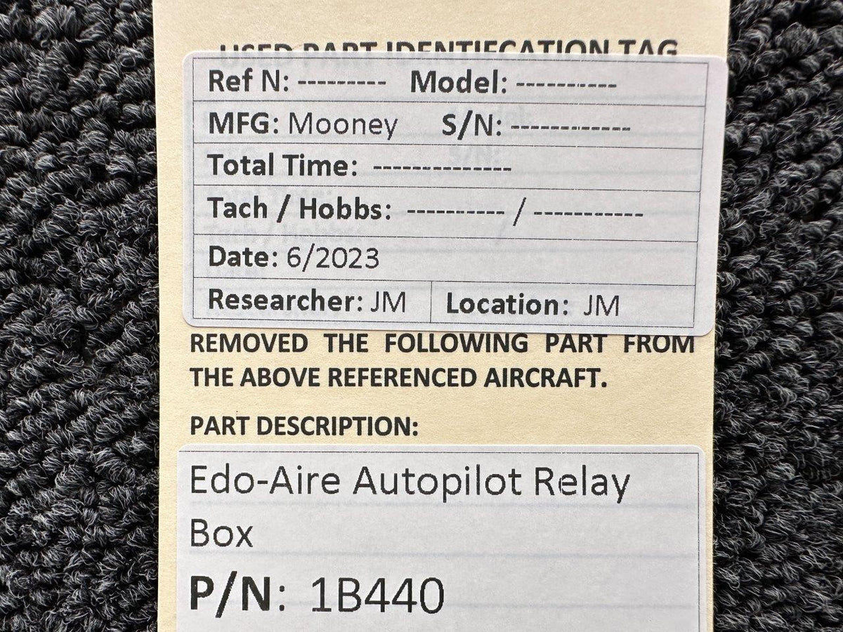 Edo-Aire 1B440 Edo-Aire Autopilot Relay Box