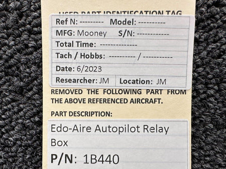 Edo-Aire 1B440 Edo-Aire Autopilot Relay Box