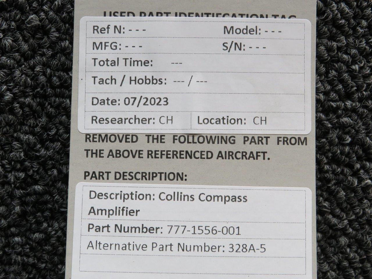 Collins 777-1556-001 Collins 328A-5 Compass Amplifier