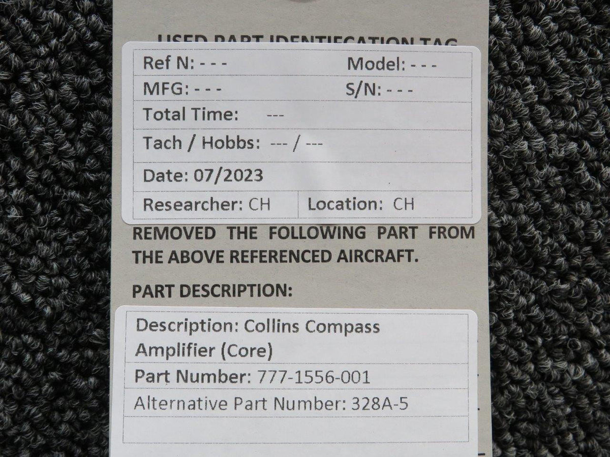Collins 777-1556-001 Collins 328A-5 Compass Amplifier (Core)