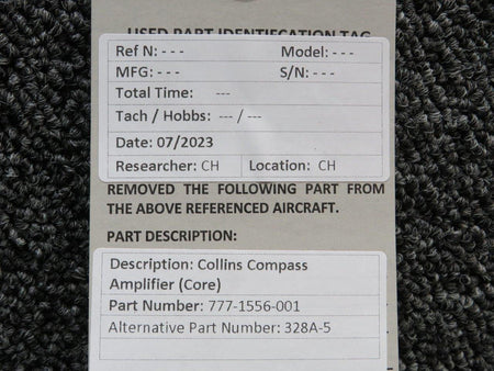 Collins 777-1556-001 Collins 328A-5 Compass Amplifier (Core)
