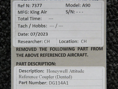 Honeywell DG114A1 Honeywell Altitude Reference Coupler (Dented)