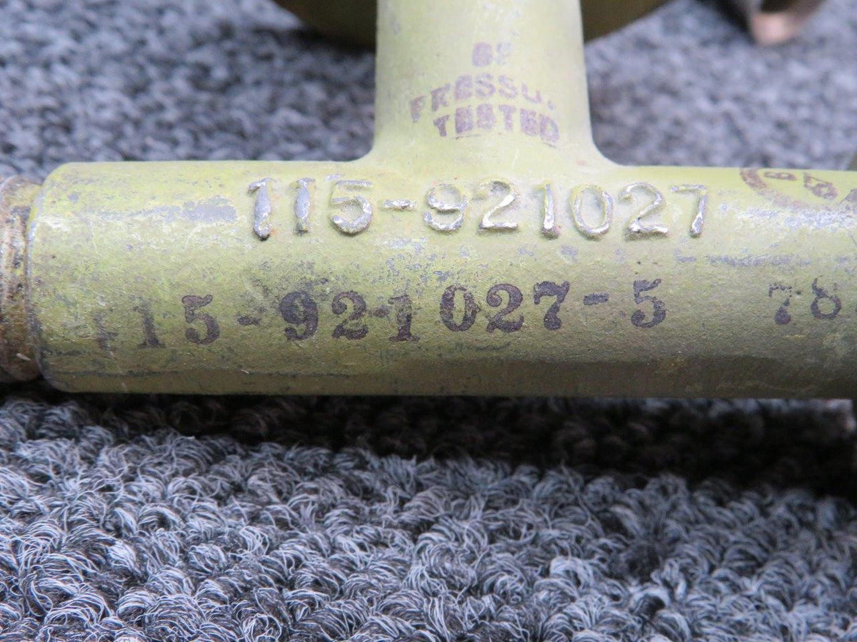 textron 115-921027-5 Textron Tee Cross Feed Fuel System with Hardware
