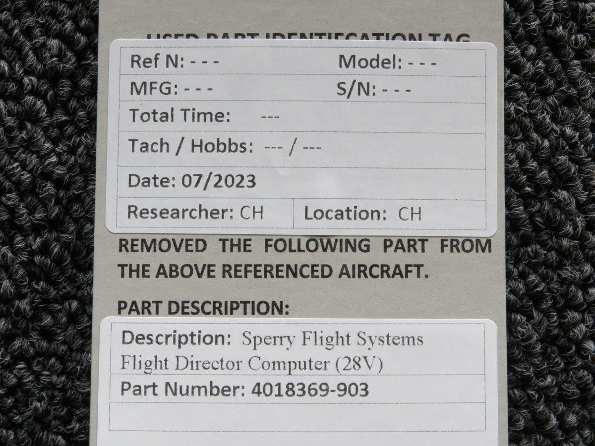 Honeywell 4018369-903 Honeywell FZ-500 Flight Director Computer (28V)