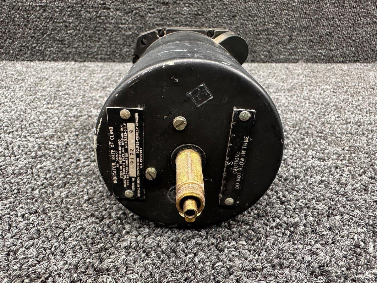 Bendix Airplane Parts & Equipment 1648-6U-B6-1 (Alt: AN5825-7) Bendix Rate of Climb Indicator