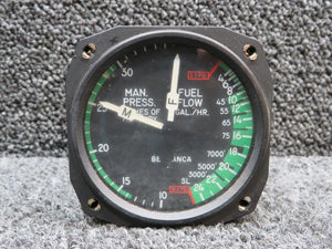 196756 Aircraft Instruments Manifold and Fuel Flow Indicator