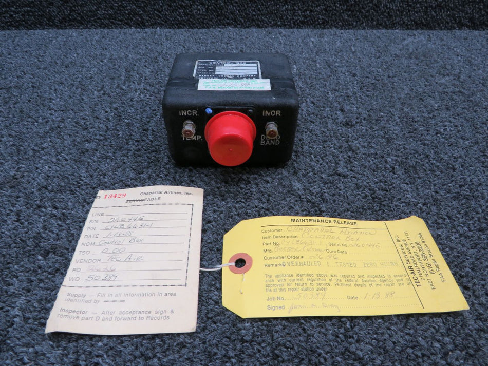 CYLZ6631-1 Barber-Colman Control Box with Yellow Serviceable Tag (Overhauled)