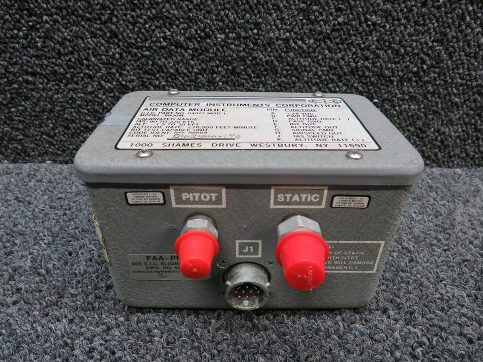 04077 MOD-1 CIC 8800M Air Data Module (Volts: 28, Altitude Rate: 10000)
