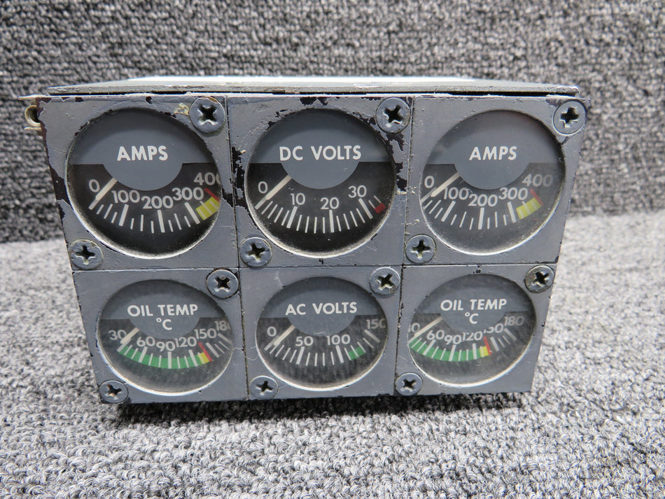 9025-3004 (Alt: 6608303-1) Insco Instrument Cluster (Worn Paint)