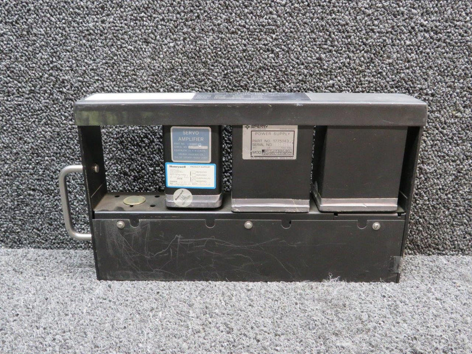 614937-10 Sperry Compass System Rack with Slaving Amp, Power Supply, Servo Amp
