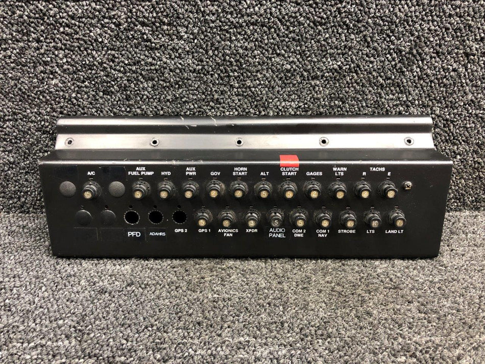 C490-8 Robinson R44II Klixon Push to Reset Circuit Breaker Panel (Amps: Various)