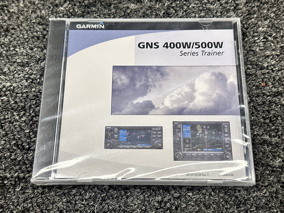 007-01123-01 Rev. B Garmin GNS 400W, 500W Series Trainer Disc (NOS)