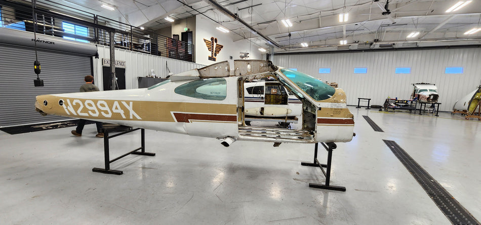 Cessna 177 Fuselage w Bill of Sale, Data Tag, Airworthiness, and Logs