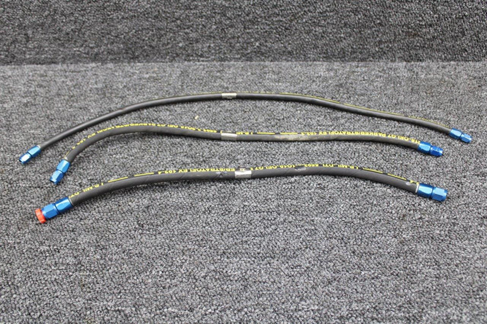 193-2, 193-3 Lycoming IO-320-C1A Parker-Stratoflex Hydraulic Line Set of 3