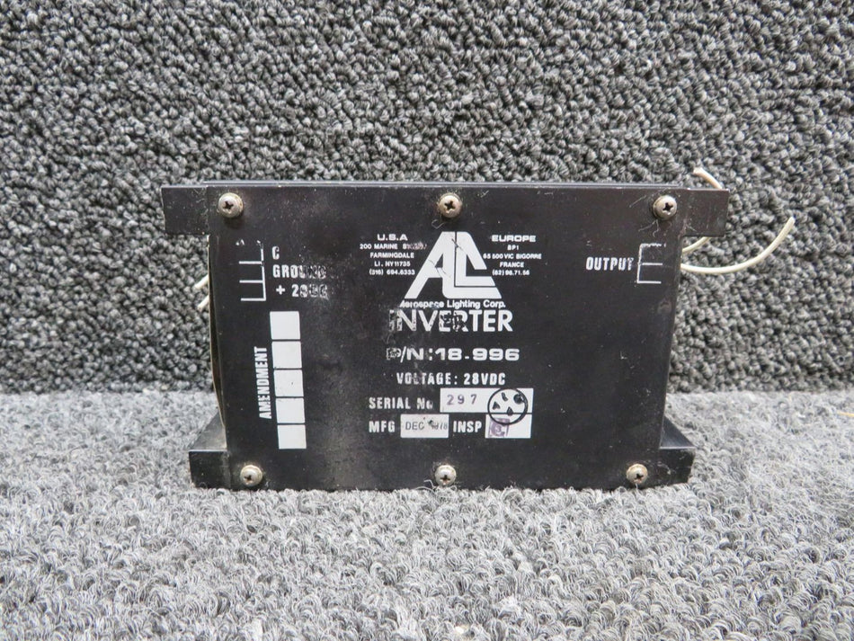18-996 Aerospace Lighting Inverter (Volts: 28)