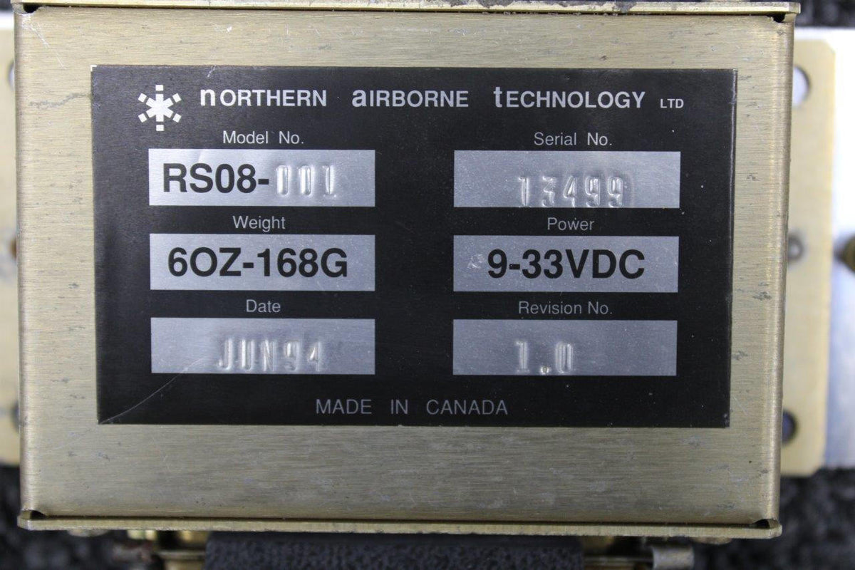 Northern Airborne Technology RS08-001 Northern Airborne Modular Remote Switch with Bracket (Volts: 9-33)