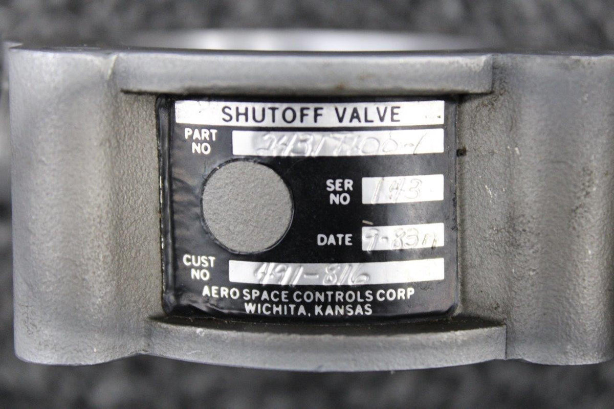 Aerospace 2431T100-1 (Alt: 491-816) Aerospace Controls Corp Bleed AC Shut Off Valve