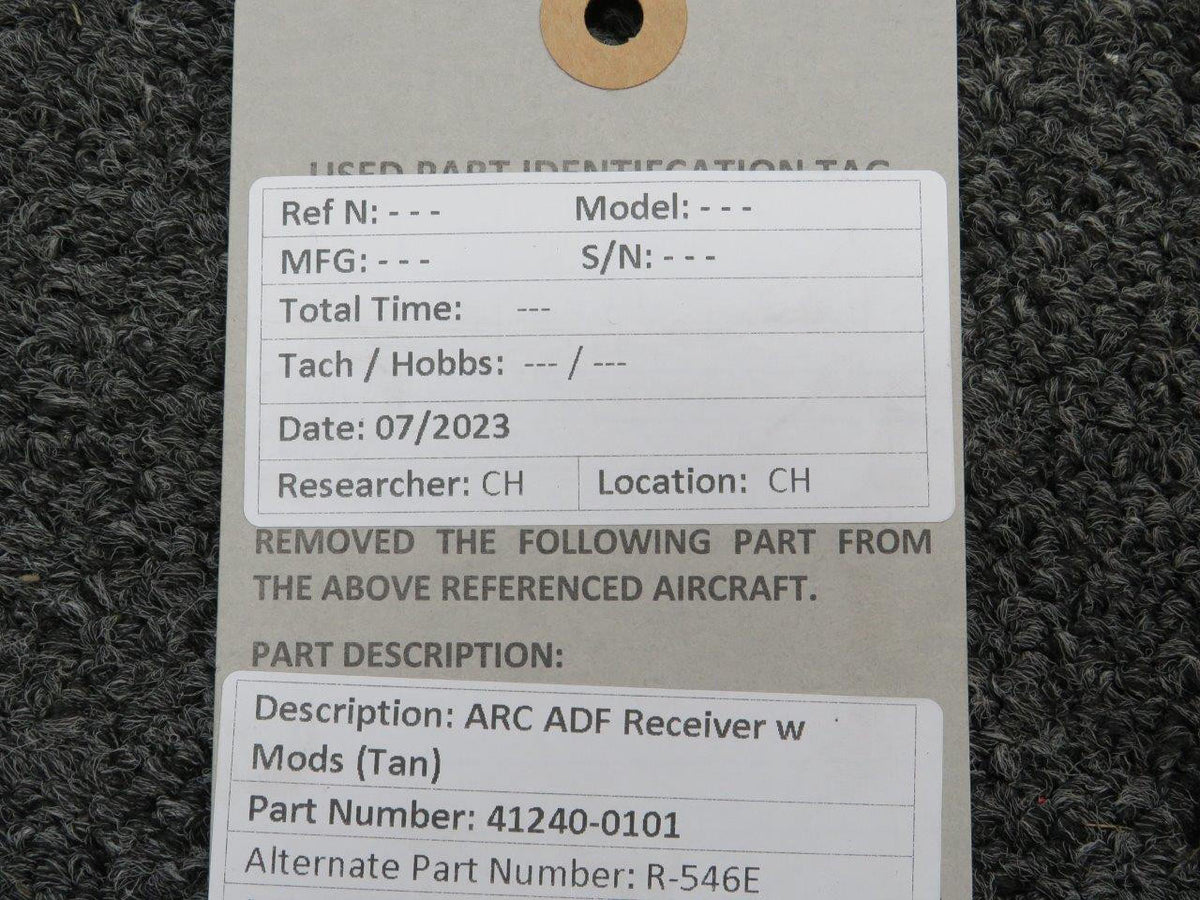ARC 41240-0101 ARC R-546E Receiver with Modifications (Tan)