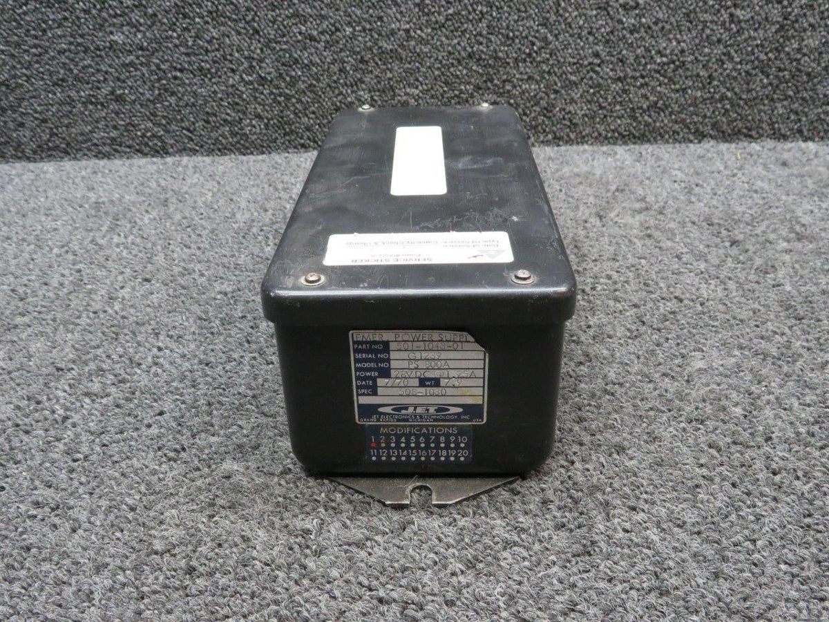 JET 501-1043-01 J.E.T. PS800A Emergency Power Supply w Mods (Volts: 28)