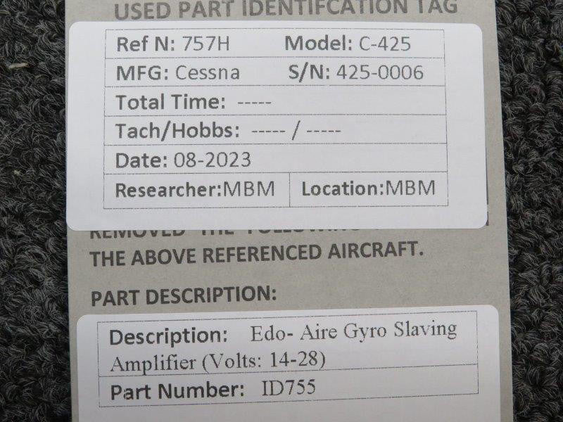 Edo-Aire ID755 Edo-Aire Gyro Slaving Amplifier (Volts: 14-28)