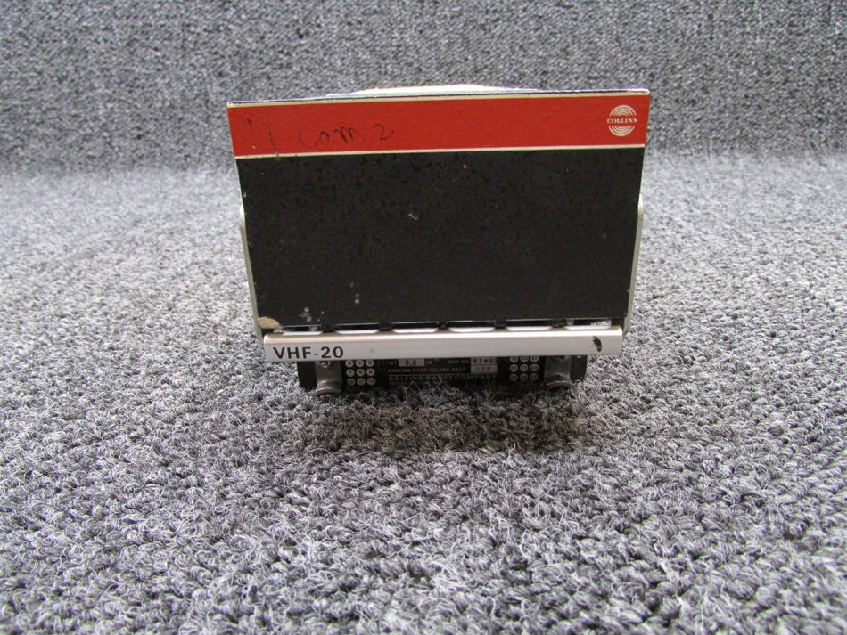 792-6657-003 Collins VHF-20 Transmitter, Radio Receiver