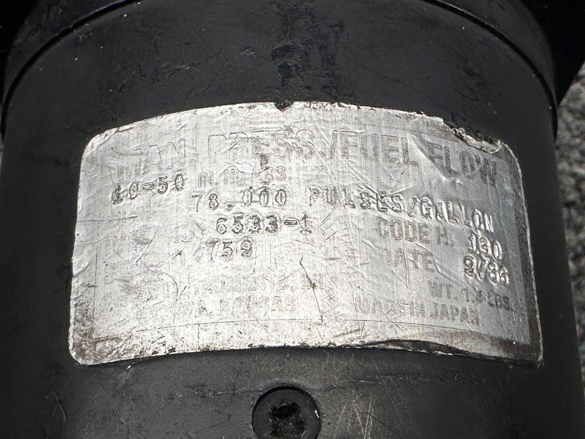 United Instruments 6533-1 (Alt: 599-185) United Instruments Manifold Pressure, Fuel Flow Indicator