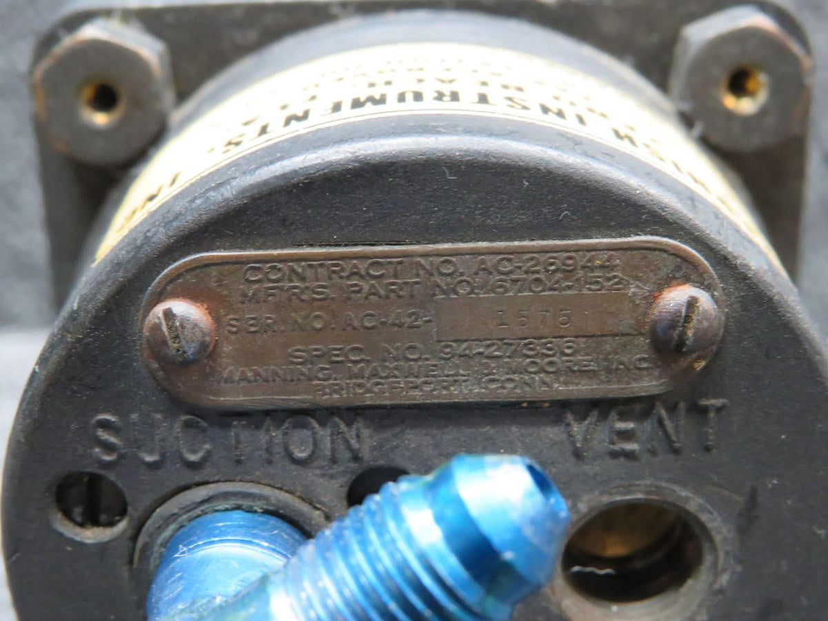 Karnish 6704-152 Karnish Suction Indicator (Cracked Bezel)