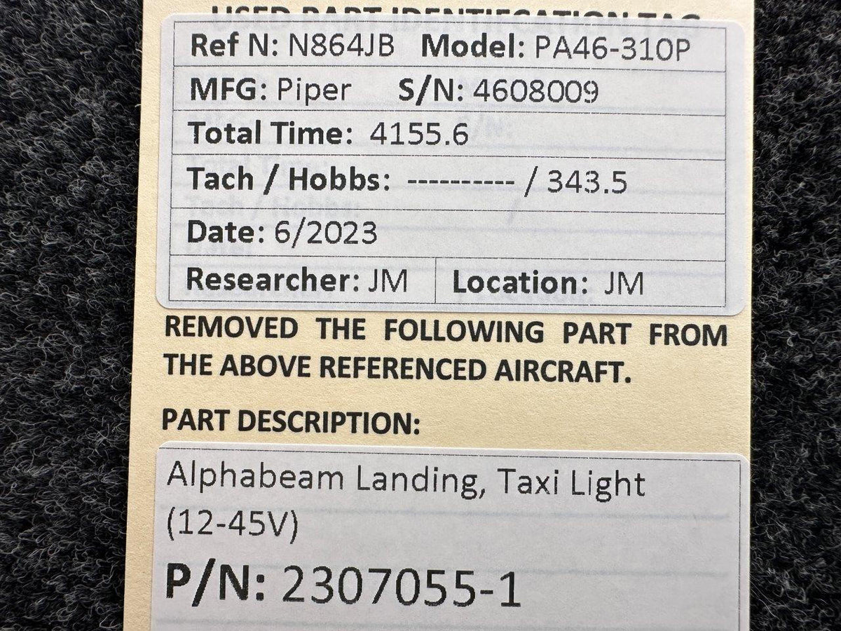 Alphabeam 2307055-1 Alphabeam Landing, Taxi Light (Volts: 12-45)