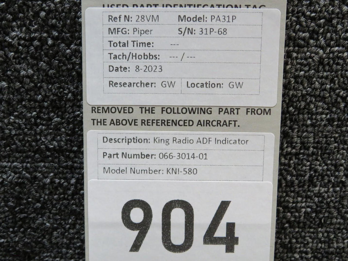 King Radio 066-3014-01 King Radio KNI-580 ADF Indicator