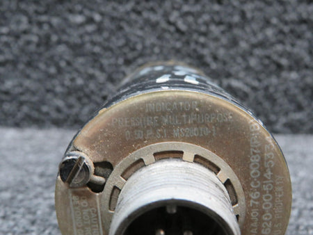 General Aero 86425-4 (Alt: MS28019-1) General Aero Multipurpose Pressure Indicator (0-50 PSI)