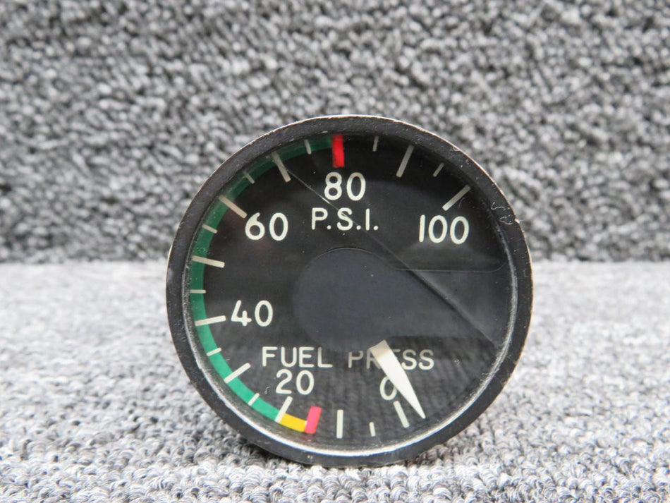 Edison 217-17241 (Alt: 80099) Edison Fuel Pressure Indicator (26V) (Cracked Glass)