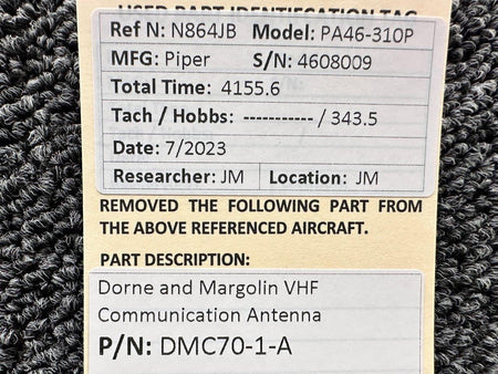 Dorne and Margolin DMC70-1-A Dorne and Margolin Vhf Communication Antenna