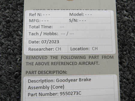 Goodyear 9550273C Goodyear Brake Assembly (Core)