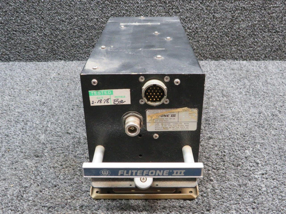 wulfsberg 400-0033 Wulfsberg RT-18 Flitefone III w Tray