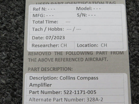 Collins 522-1171-005 Collins 328A-2 Compass Amplifier