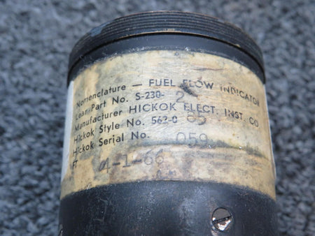 Hickok 562-085 (Alt: S-230-2) Hickok Fuel Flow Indicator